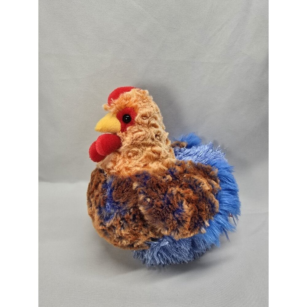 HENRIETTA the Plush blue Chicken Hen Stuffed Animal - Douglas Cuddle Toys Farm